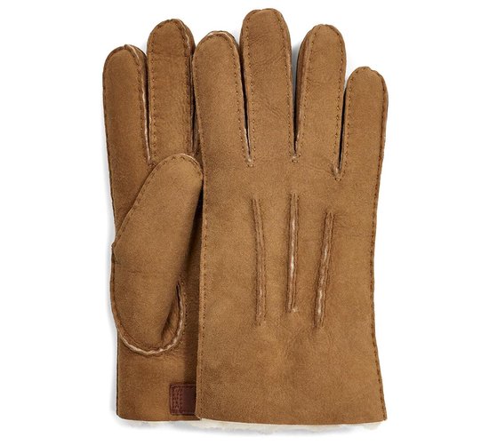 Aanbeveling Versterker werkzaamheid UGG Contrast Sheepskin Glove Heren Handschoen - Maat M - Chestnut | bol.com