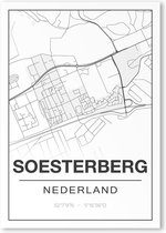 Poster/plattegrond SOESTERBERG - A4