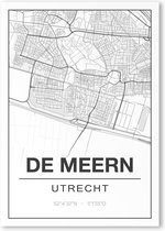 Poster/plattegrond DE MEERN - 30x40cm