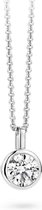 Velini jewels -P6481W -Hanger+Ketting -925 Zilver gerodineerd -Cubic Zirkonia
