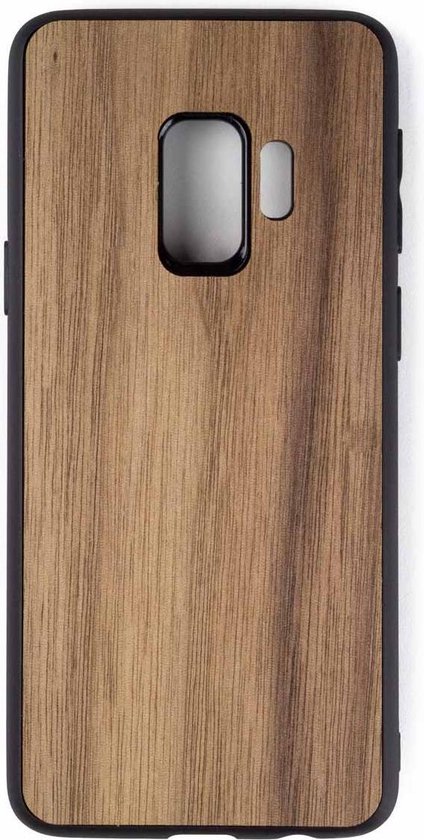 Houten Telefoonhoesje Samsung S9 – Bumper case - Walnoot