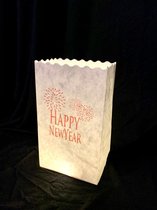 10st Candle bag Happy New Year 19x11x7cm
