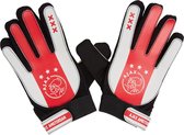 Ajax-keepers handschoenen S/M wit-rood-wit