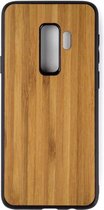Houten Telefoonhoesje Samsung S9 PLUS - Bumper case - Bamboe