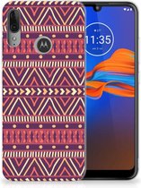 GSM Hoesje Motorola Moto E6 Plus TPU bumper Aztec Purple