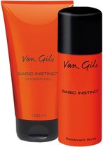 Van Gils - Basic Instinct Deo Spray 150 ml + Showergel 150 ml - Giftset