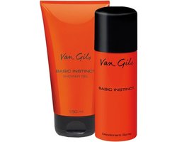 Van Gils Basic Instinct Deo Spray 150 ml + Showergel 150 ml - Giftset