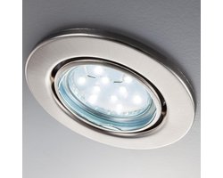 B.K.Licht - Inbouwspots - LED - 10 stuks - ronde - vor binnen - met GU10 - kantelbaar - spotjes inbouw - IP23 - Ø8.6cm - 3.000K - 250Lm - 3W
