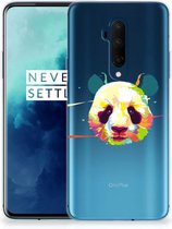 OnePlus 7T Pro Telefoonhoesje met Naam Panda Color