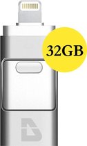 USB Stick 32GB - Flashdrive voor iOS 32GB - Flash Drive 3 In 1 - Douxe