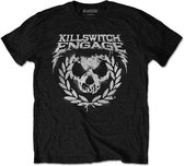 Killswitch Engage Heren Tshirt -L- Skull Spraypaint Zwart
