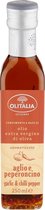 Olitalia Gourmet kruiderij gemaakt van extra vierge olijfolie Gearomatiseerde knoflookpeper 250 ml