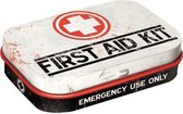 First Aid Kit - Pepermunt Snoepjes - Metalen Blikje - Mint Box