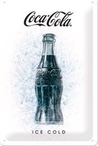 Wandbord - Coca-Cola Ice Cold - 20x30 cm
