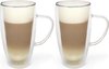 Bredemeijer - Dubbelwandige glazen cappuccino/latte macchiato 400ml (set van twee stuks)