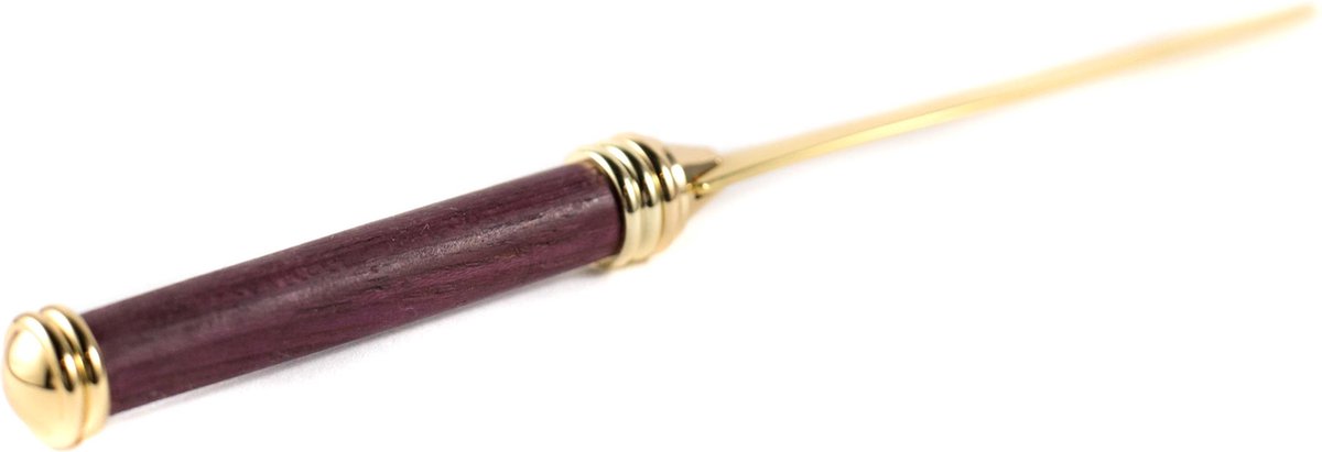 Handgemaakte Houten Briefopener, Purpleheart Briefopener