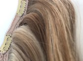 Extension a clip naturel 50cm 120gram Cheveux européens épais et pleins de points mélange blond