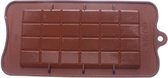 chocolade vorm Reep - siliconen vorm mal voor ijsblokjes chocolade fondant chocoladevorm