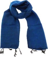 Yaku - 'yakwol' sjaal - koningsblauw