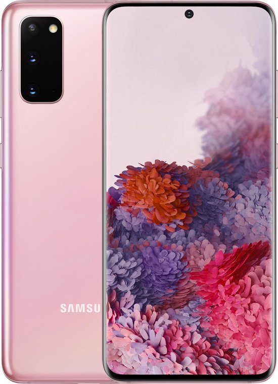 Dwaal aardolie Archaïsch Samsung Galaxy S20 - 5G - 128GB - Cloud Pink | bol.com