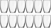 12x Tumbler waterglazen 360 ml - Luxe drinkglazen - Glas - Glazen voor frisdrank/water