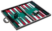 Hot sports Backgammon koffer xl de luxe zwart 53x64