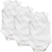 Playshoes Schnizler set 3 rompers zonder mouw wit