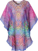 Pastunette Beach Dames Kaftan - Roze - One size