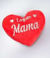 Hart kussens - Liefste mama- 30cm