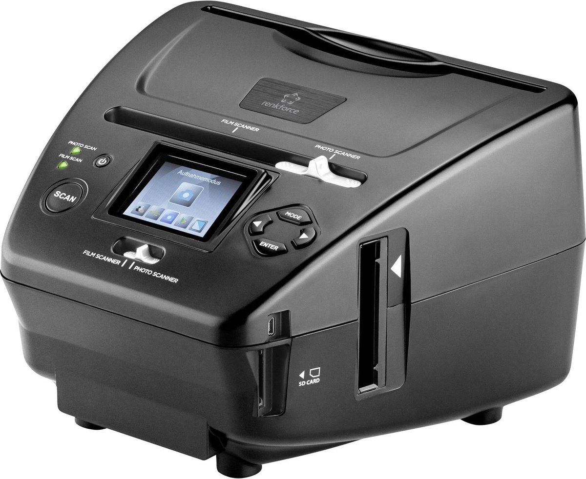 Renkforce DS200-5M Diascanner, Fotoscanner, Negatiefscanner 8 Mpix  Digitaliseren... | bol.com