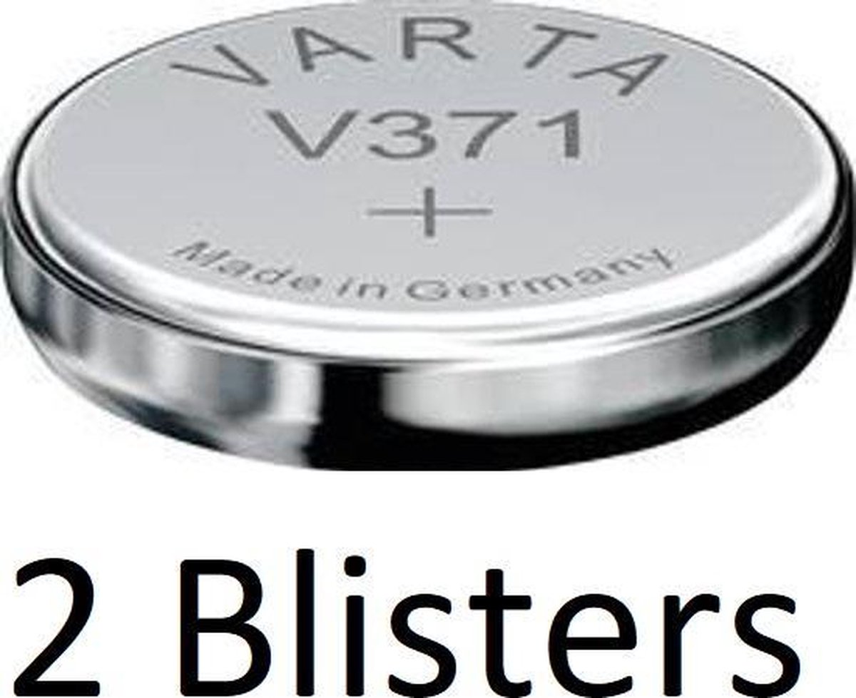 2 stuks (2 blisters a 1 st) Varta V371 Single-use battery SR69 Zilver-oxide