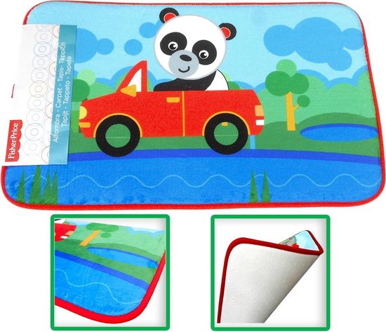 Bol Com Fisher Price Panda Speelkleed Tapijtje Baby Super Zacht Materiaal 45 X 75 Cm Groot