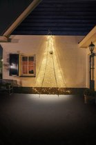 Fairybell LED Muurkerstboom voor buiten - 4 meter - 240 LEDs - Warm wit