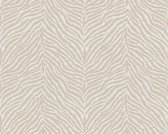 DIERENHUID "ZEBRA" BEHANG - Wit Beige - Dierenhuid behang - AS Creation Trendwall