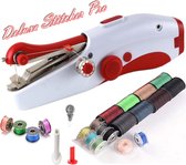 Deluxe Stitcher Pro - PREMIUM Handnaaimachine met 20 Spoelen garen en extra accessoires