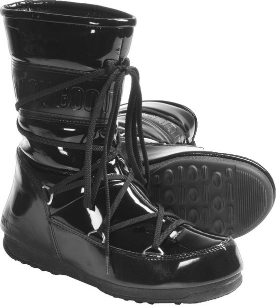 plastic dubbellaag Airco Tecnica Moon Boot W.E. Puddle Jumper Mid - Dames zwart glansend -  Isolerende snowboots... | bol.com