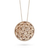Velini jewels -P6588BR -Hanger+Ketting -925 Zilver rosé -Gekleurde Cubic Zirkonia