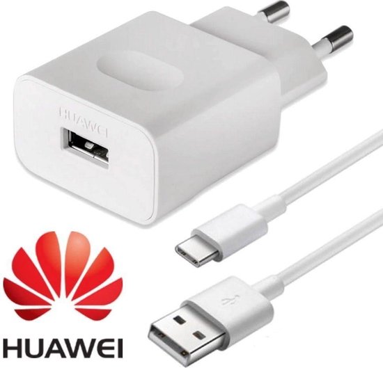 Huawei oplaad adapter + oplaad 1 meter USB-C snel lader | bol.com