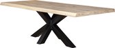 Eiken houten vergadertafel spinpoot 200x100cm