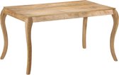 Eettafel Bruin Hout (Incl LW Klok) Rechthoekig - Dineertafel - Eet tafel - Eetkamertafel - Woonkamer tafel