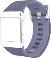 Siliconen Bandje voor Fitbit Ionic Gespsluiting - Grijs - Small