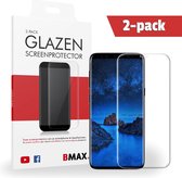 2-pack BMAX geschikt voor Samsung Galaxy S10 Screenprotector - Glass - Full Cover 3D - Black