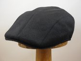 Portaluri Ivy Flat Cap 'Split' Wol Zwart maat 62