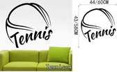 3D Sticker Decoratie Tennis Tennis Vinyl Muurstickers voor de woonkamer Sportkunst aan de muur Decals Gym speler muurschilderingen Wallpaper - Tennis4 / Small