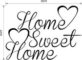 3D Sticker Decoratie Sweet Home Quote Muurstickers Vinyl Belettering Woord Voor Voordeur of Wall Art Decal Sticker zoete droom quotes muursticker ZZ - 9350