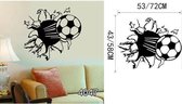 3D Sticker Decoratie Voetbal en beroemde voetballers Muurstickers Home Decor Muurtattoo voor kinderkamer Sport Boy Bedroom Muurschildering Wallpaper - 4047 / L