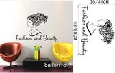 3D Sticker Decoratie Nagelsalon Vinyl Muurtattoo Nagels & Schoonheidssalon Vernis Polish Manicure Muursticker Schoonheidssalon Nagel Bar Raamdecoratie - Salon81 / Small