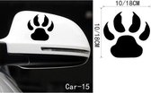 3D Sticker Decoratie Hot Smile Face, Bear Claw en Heart Note Vinyl Stickers Kinderen Beste geschenken voor in de auto Laptop Muursticker Art Posters Home Decorations - Car15 / Larg