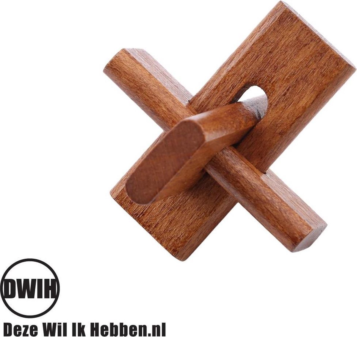 Set van 6 houten puzzels - Breinbrekers - 3D puzzel | bol.com