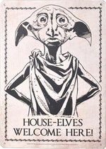 Harry Potter - Wandbordje - House-Elves Welcome (Dobby)